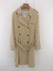 ◇ ◎ ROSE BUD 通勤 通学 オフィスカジュアル 長袖 スプリングコート サイズF ベージュ ブラウン レディース E  【中古】 【1305120012568】のサムネイル