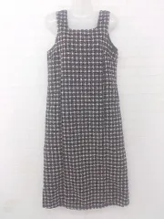 ◇ natural couture ノースリーブ ロング 総柄 ワンピース サイズF ブラウン レディース E  【1305120015767】のサムネイル
