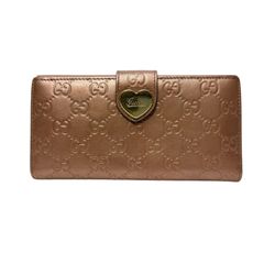 GUCCI グッチ 二つ折り長財布 インターロッキング Wホック マイクロ