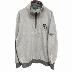 KENZO GOLF ハーフジップ スウェット グレー - メルカリ