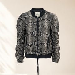STELLAMCCARTNEY H&M スネークスキンフライトジャケット XS - メルカリ