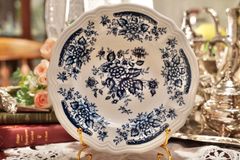 英国アンティーク 1820-27 ♤ メイソンズ♤ シェルディッシュ24.5cm