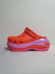 240mm Crocs クロックス MEGA メガ クラッシュ クロッグ オレンジピンク W7