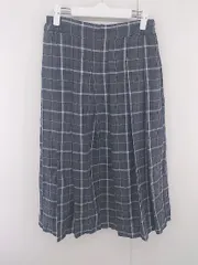 ◇ chocol raffine robe ロング チェック プリーツ スカート サイズF ダークグレー系 レディース E  【1305160009542】のサムネイル