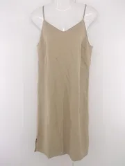 ◇ OPAQUE.CLIP オペーク ドット クリップ 膝下丈 キャミソール ワンピース サイズ M ベージュ レディース E  【1305160028321】のサムネイル