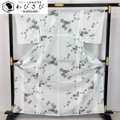 単衣 紗合せ 長襦袢セット 桔梗に万寿菊 金彩 黒色 K-5081 - メルカリ