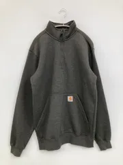 Carhartt カーハート スウェット S グレー コットン 裏起毛 無地 ワンポイント ブランドロゴ 長袖 メンズ