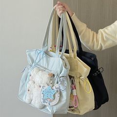 未使用☆familiar ファミリア トートバッグ 推し活 水色 ママバッグ