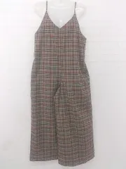 ◇ Sonny Label サニーレーベル URBAN RESEARCH チェック サロペット サイズF ブラウン系 レディース P  【1305240023918】のサムネイル