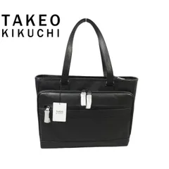 新品正規3.3万円 TAKEO KIKUCHI タケオキクチ ニュース A4 撥水 トートバッグ 黒(BLK) 745721