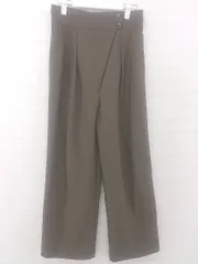 ◇ w closet ダブルクローゼット カジュアル タック パンツ サイズF ブラウン系 レディース E  【中古】 【1305250032672】のサムネイル