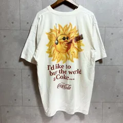 90's AVIREX アヴィレックス コカコーラ Tシャツ バックプリント ショートスリーブ カットソー 半袖 トップス 2XL ホワイト 白 メンズ SU-17-4