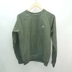 ◇ OUTDOOR PRODUCTS クルーネック ロゴプリント ファー裏地 長袖 スウェット サイズM カーキ レディース E  【1305290012771】のサムネイル