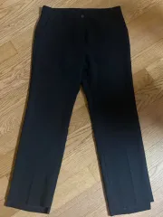 Abfz 黒色 スーツ ズボン スラックス