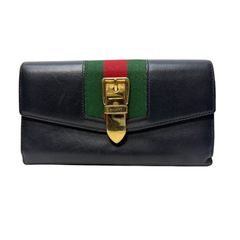 即日発送] GUCCI シルヴィラウンドウォレット 長財布 レザー ジップ