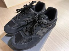 未使用級】New Balance ML574ETE トリプルブラック 26cm - メルカリ