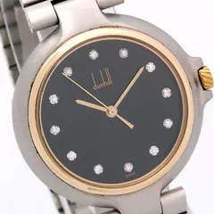 ★美品 dunhill ダンヒル ミレニアム 12Pダイヤ QZ 動作品のサムネイル