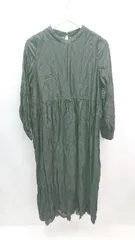 ◇ 新品 auntmarie's アントマリーズ 綺麗め 大人　ロング丈 ワンピース サイズF ブラック レディース E  【1306050062838】のサムネイル