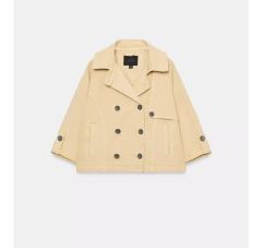 完売品ZARA ショートトレンチコートM-Lサイズ新品タグ付き - メルカリ