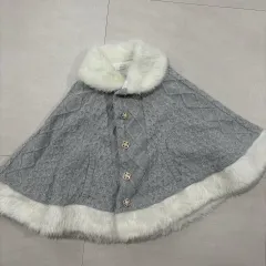 セシルマクビー ニットケープ