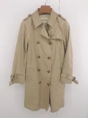 ◇ ◎ Ray BEAMS レイビームス 定番 通勤 OL 長袖 トレンチ コート サイズ0 ベージュ レディース E  【1306080000725】のサムネイル