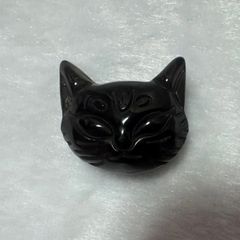 黒猫（小）（くつろぎ） 木彫り 置物 - メルカリ