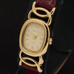 箱付 ヒルトン HQ-072 QZ シャンパン文字盤 レディ―ス腕時計 2000000 NSK TAMのサムネイル