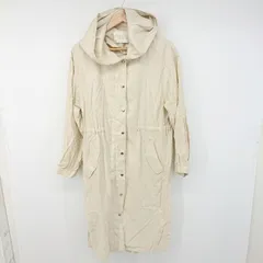 ◇ MAJESTIC LEGON シンプル ジップアップ ロング 長袖 ブルゾン ジャンパー サイズM ベージュ レディース P  【1306100002104】のサムネイル