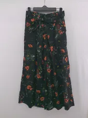 ◇ ◎ COQULE コクレ カジュアル 花柄 ガウチョパンツ ブラック系 レディース P  【1306120002740】のサムネイル