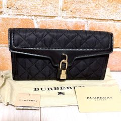 ♡極美品♡BURBERRY バーバリー 長財布TBローラ キルティング ブラック 