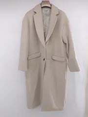 ◇ le coeur blanc ルクールブラン シンプル ウール混 長袖 コート サイズ38 アイボリー系 レディース P  【1306120009688】のサムネイル