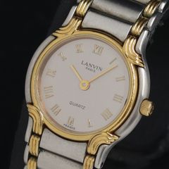 LAVVIN 腕時計 クォーツ 動作未確認 レディース コンビ コンビカラー