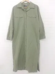 ◇ PATTERNTORSO シンプル オトナ女子 長袖 ロング ワンピース カーキ レディース P  【1306120032600】のサムネイル