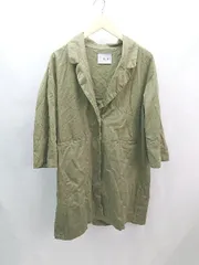 ◇ IEDIT イディット 大人カジュアル 無地 シンプル ロング丈 ワンピース サイズL カーキ レディース E  【1306140012897】のサムネイル