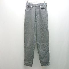 ◇ chacocloset チャコクローゼット チャックボタン閉め メンズライク ジーンズ サイズS チャコールグレー系 レディース E 【1306140021158】