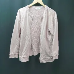 ◇ sonnylabel サニーレーベル 前開き 無地 スウェット 長袖 トレーナー サイズF ピンク レディース E  【1306140020229】のサムネイル