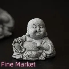 布袋様 置物 オブジェ 神様 神 仏様 青砂石 開運 厄除け 縁起物 開運 健康運 仕事運 家庭運 金運 商売〓盛 紫砂 モダン 風水 縁起物 運勢アップ インテリア 玄関