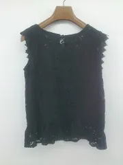 ◇ Simplicite シンプリシテェ レース 大人女子 ノースリーブ カットソー ブラック レディース P  【1306160009754】のサムネイル