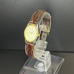 GLYCINE グリシン クォーツ ビンテージ2Pダイヤ腕時計 ゴールド - メルカリ