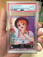 PSA10】ワンピースカード ナミ コミパラ スーパーパラレルOP01-016