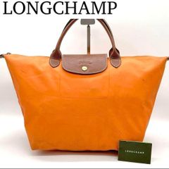 [Excellent Condition] Longchamp Le Pliage M Handbag, Simple Orange
