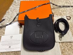 激レア色ダークブラウン】HERMES エヴリンTPM ミニエヴリン エブリン