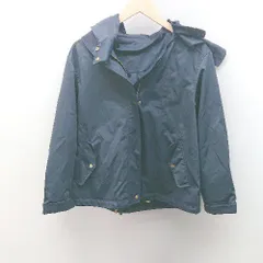 ◇ innowave フード取り外し可能 ポケット 雨の日 カジュアル 長袖 アウター サイズM ネイビー レディース E  【1306190034665】のサムネイル
