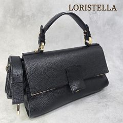 新品級✨️LORISTELLA 2wayショルダーバッグ 本革 シボ革 ピンク