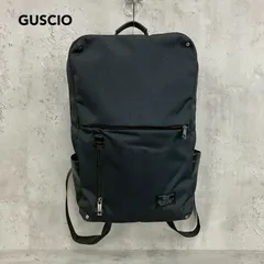 GUSCIO グッシオ フリー ブラック スクエア型リュックサック バックパック デイパック ビジネスバッグ 大容量 A4サイズ PC対応 パソコン 通勤 通学 出張 旅行 就活 仕事用 イタリア 軽量 多機能 丈夫 黒 鞄 ★ ■■のサムネイル