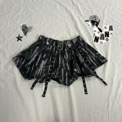 NANA × HARE カットオフデザインミニスカート ブラック 09 - メルカリ