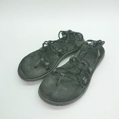 ◇ Teva テバ ゴム紐 涼しげ 夏物 シンプル ロゴ 軽やか 大人っぽい サンダル サイズ表記なし ブラック レディース E 【1306260012579】
