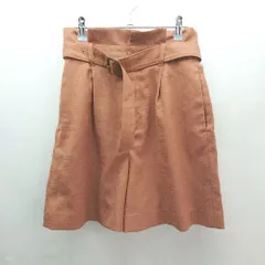 ◇ ROSE BUD カジュアル ウエストゴム 夏 春 ベルト有り ハーフパンツ サイズF テラコッタ レディース E  【1306260014412】のサムネイル