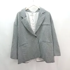 ◇ DASEN STUDIO COLLECTIOW カジュアル シンプル オフィス 会社 長袖 テーラードジャケット サイズL グレー メンズ E  【1306260014283】のサムネイル