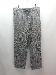 ◇ SUGGESTION サジェッション 千鳥格子 チェック柄 ウエストゴム カジュアル パンツ サイズL グレー レディース E  【1306260019332】のサムネイル